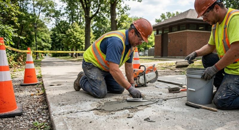 Our team working on Concrete Installation projects in Apopka, FL