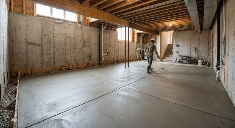 Basement Concrete Installation in Umatilla, FL