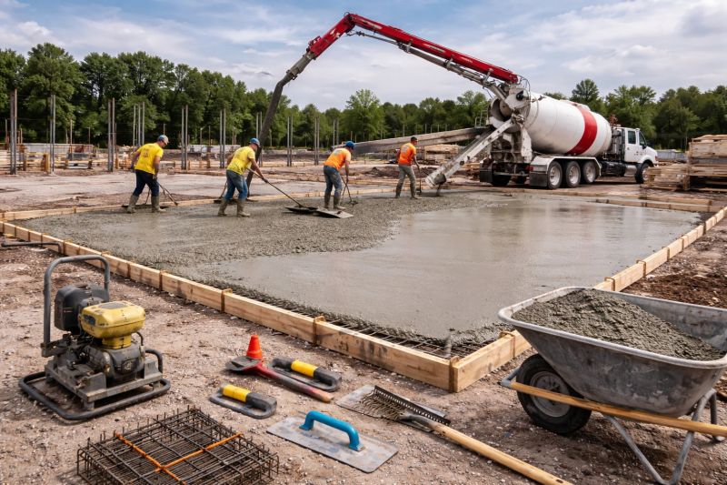 Commercial Slab Installation in Casselberry, FL