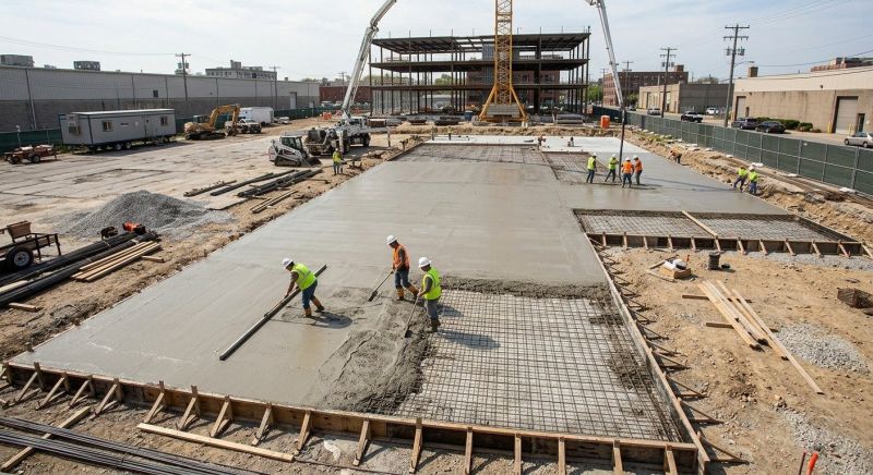 Commercial Slab Installation in Mascotte, FL