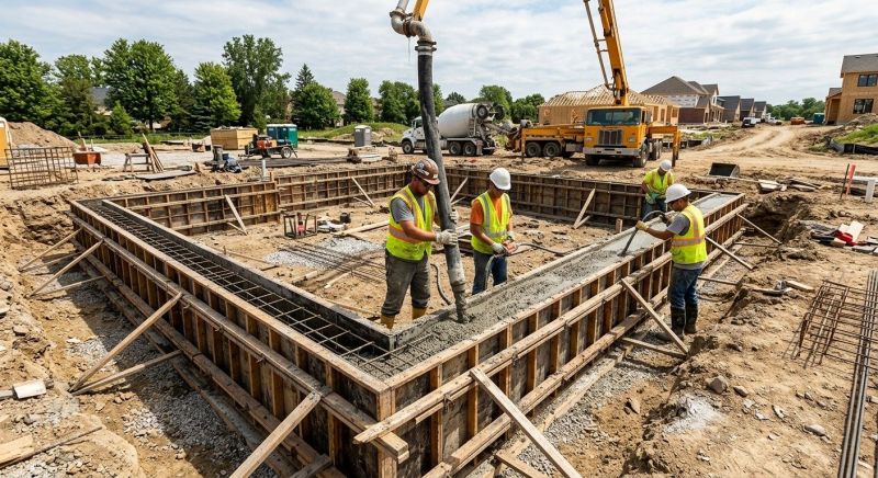 Foundation Wall Pouring in Debary, FL
