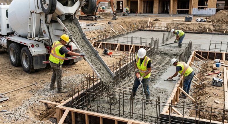 Foundation Wall Pouring in Eustis, FL