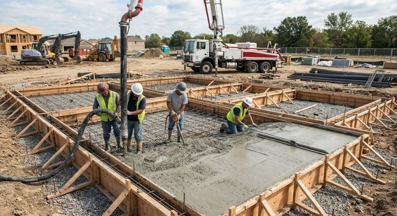 Poured Foundation Installation in Apopka, FL