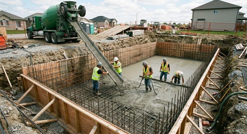 Concrete Basement Pouring